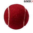 [14803] Gisco Cricket Tennis Ball : Heavy Duty (Red)