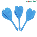[9398] Kwiz Dart Flights Plastic Crinkle Thin Head 2BA (Blue)
