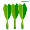 [9386] Kwiz Dart Flights Plastic Thick Head (Green, Long)