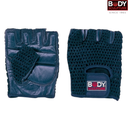 [785] Body Sculpture Fitness Glove Mesh Cotton/Leather : BW83-C (Medium)