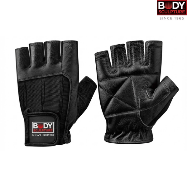 Body Sculpture Fitness Glove Spandex/Leather : BW85B-H