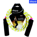 [14850] Daya Skip Rope : DY23001 : 7ft (Yellow/White)