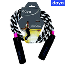 [14856] Daya Skip Rope : DY23003 : 9ft (Black/White)