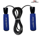 [4736] Joerex Skip Rope With Bearings : 28473 - 9ft (Black/Blue)