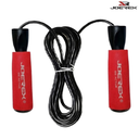 [4737] Joerex Skip Rope With Bearings : 28473 - 9ft (Black/Red)
