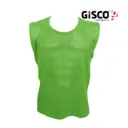 [15183] Gisco Training Vest Self Trim Perforated -53131 (Lime Green)