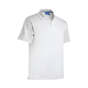 [3394] Greyberry Polo Shirt (White/Blue, XXLarge)