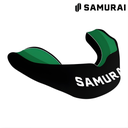 [10492] Samurai Mouth Guard Single (Black/Green)