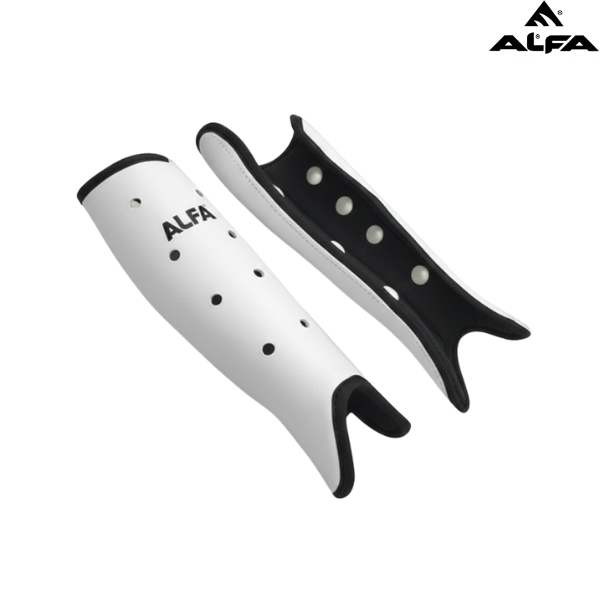 Alfa Hockey Shinguard Plastic With Anklets