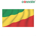 [8214] Connate Flag Assorted Countries : 15090 (Republic of Congo)