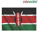 [8229] Connate Flag Kenya (135 x 90)