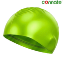 [14692] Connate Swim Cap Silicone Suede (Lime)