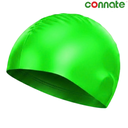 [14694] Connate Swim Cap Silicone Suede (Luminous Green)