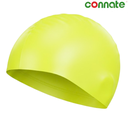 [14695] Connate Swim Cap Silicone Suede (Luminous Yellow)