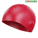 [14697] Connate Swim Cap Silicone Suede (Red)