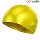 [14691] Connate Swim Cap Silicone Suede (Yellow)