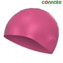 [14681] Connate Swim Cap Silicone Volumes Wrinkle Free (Pink)