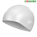 [14678] Connate Swim Cap Silicone Volumes Wrinkle Free (White)