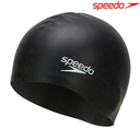 [5640] Speedo Swim Cap Junior Plain Flat Silicone Team : 8709931959 (Black)