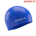 [10668] Speedo Swim Cap Junior Plain Flat Silicone Team : 8709931959 (Royal Blue)