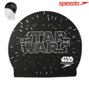 [5628] Speedo Swim Cap Junior Slogan Print : 8083860080 (Black Star Wars)