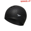 [5594] Speedo Swim Cap Senior Bubble : 8709290000 (Black)