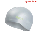[5584] Speedo Swim Cap Senior Moulded Silicone : 8709840001 (White)