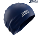 [10097] Zoggs Swim Cap Silicone : 305604 (Navy Blue)