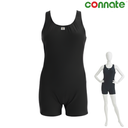 [10078] Connate Costume Lycra 1pc (Black, Women, Large)