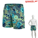 [10350] Speedo Mens Water Shorts Digital Printed Leisure 18" : 800330814268 (Large)