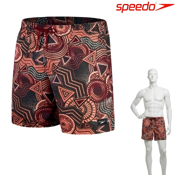 Speedo Mens Water Shorts Digital Printed Leisure 18" : 800330814269