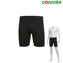 [6962] Connate Swimming Shorts (Black, XXLarge)
