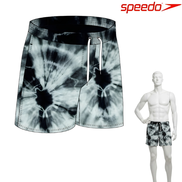 Speedo Mens Water Shorts Digital Printed Leisure 14" : 800330914257