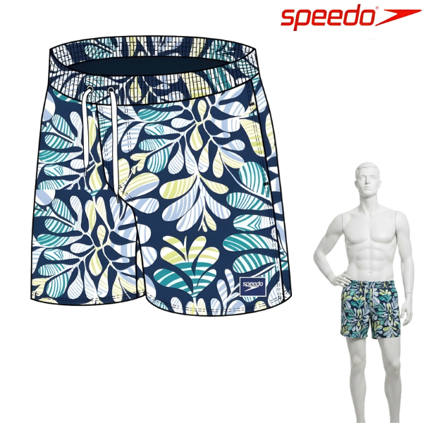 Speedo Mens Water Shorts Printed Leisure 16" : 81283714263