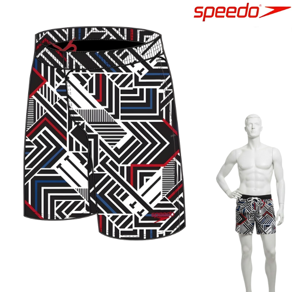 Speedo Mens Water Shorts Sport Allover 18" : 81353614245