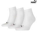 [14577] Puma Socks Ankle Quarter Plain : 90697833 - White - 3Prs (EUR 43 - 46)