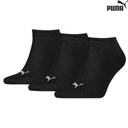 [14556] Puma Socks Ankle Sneaker Plain : 90680701 - Black - 3Prs (EUR 35 - 38)