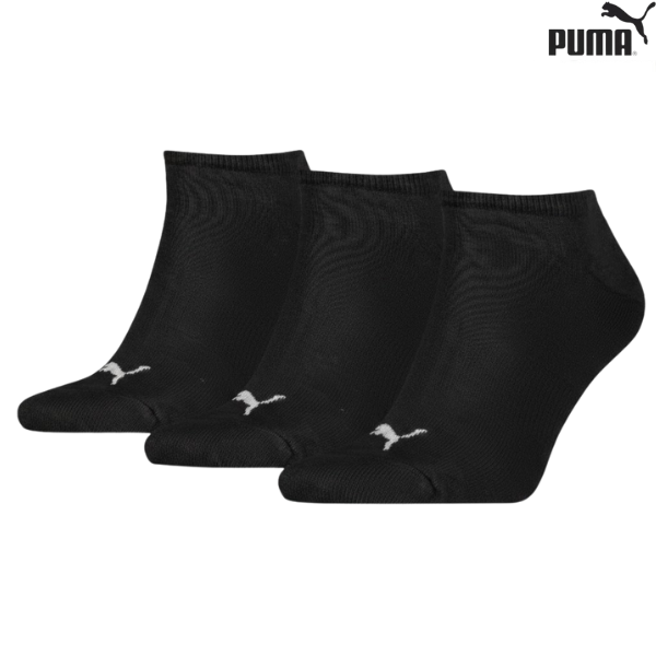 Puma Socks Ankle Sneaker Plain : 90680701 - Black - 3Prs