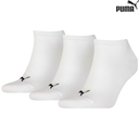 [14560] Puma Socks Ankle Sneaker Plain : 90680703 - White - 3Prs (EUR 39 - 42)