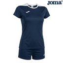 [8148] Joma T-Shirts Round Neck + Short Spike/Stella II : 900240.206/900463.600 (Navy Blue, Small)