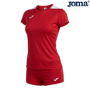 [8151] Joma T-Shirts Round Neck + Short Spike/Stella II : 900240.206/900463.600 (Red, Large)