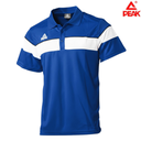 [8707] Peak Polo Shirts S/Sleeves : AP13 (Royal Blue/White, Small)