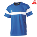 [8679] Peak T-Shirt R-Neck S/Sleeves : AP07 (Royal Blue/White/Grey, Large)
