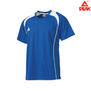 [8687] Peak T-Shirt R-Neck S/Sleeves : EK07 (Royal Blue/White, Large)