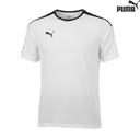 [1571] Puma T-Shirt Round Neck Powercat TT 1.12 Mens : 653026 (White, Medium)