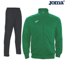 [8099] Joma Tracksuit Gala/Grecia II : 100086.450/100890.100 (Green/Black, Medium)