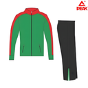 [8505] Peak Woven Tracksuit: KE-1A (Green/Black/Red, Medium)