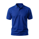 [3200] GD Polo Neck T-Shirt (Royal Blue, Large)