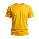 [2783] GD Round Neck T-Shirt (Yellow, Large)