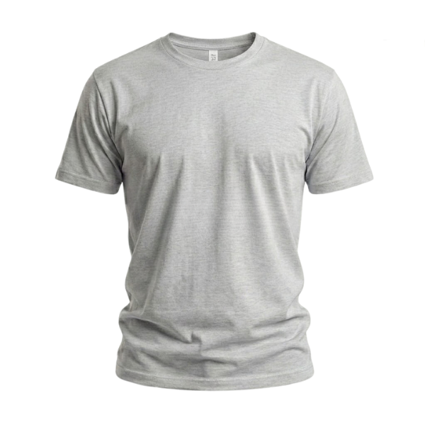 GD Round Neck T-Shirt Heavy Weight - Ash Grey